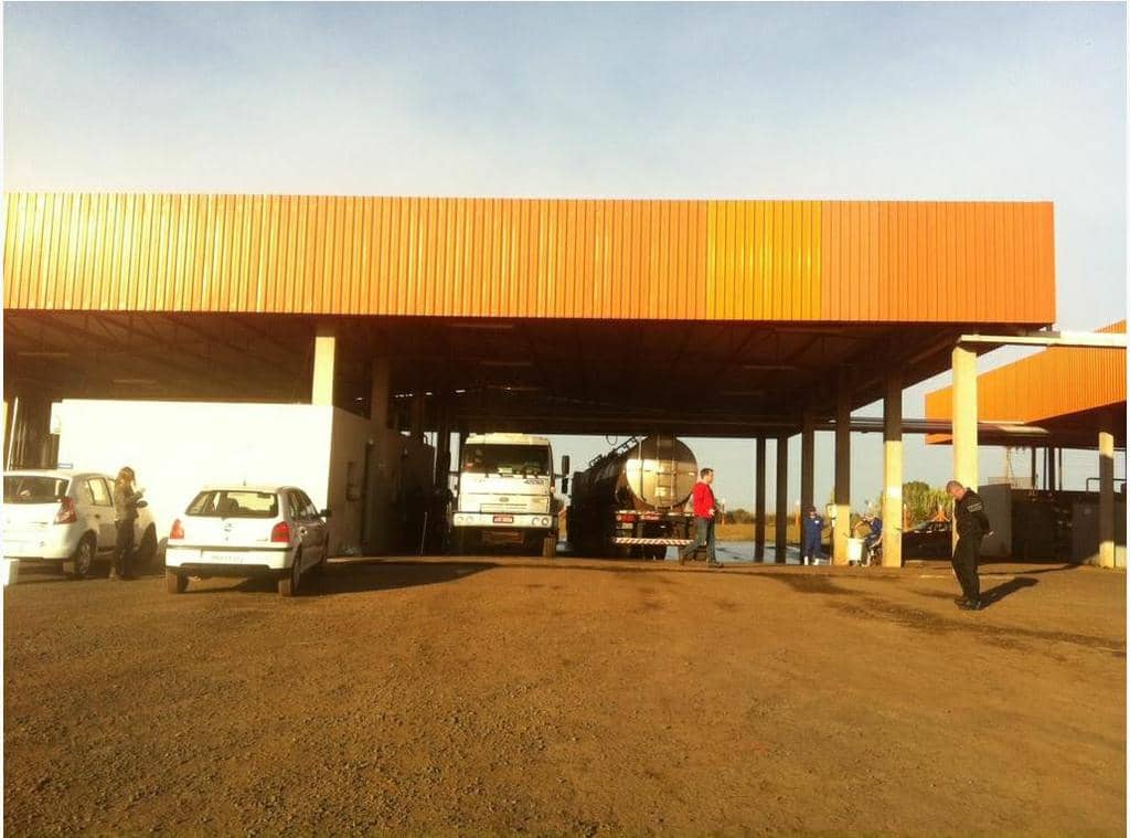 Posto de resfriamento de leite da Confepar em São Martinho, alvo da Operação em junho de 2014