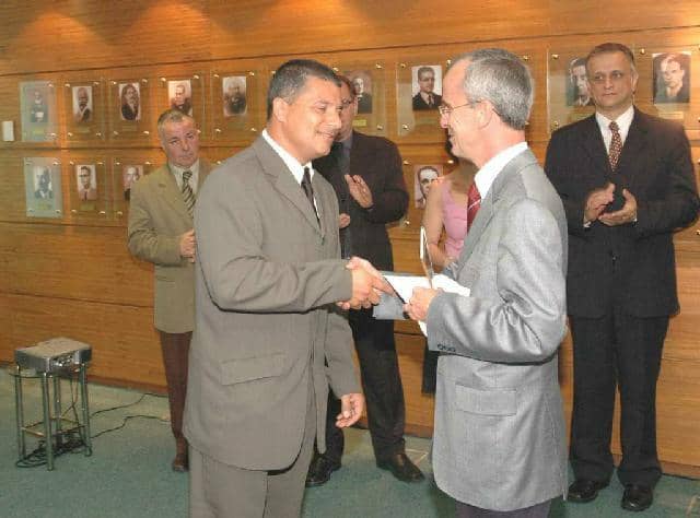 Entrega de um dos prêmios em 2006