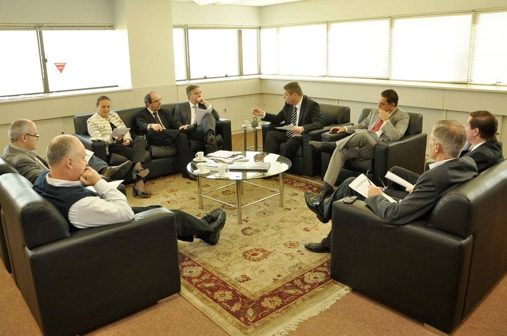 A reunião na sede do MP