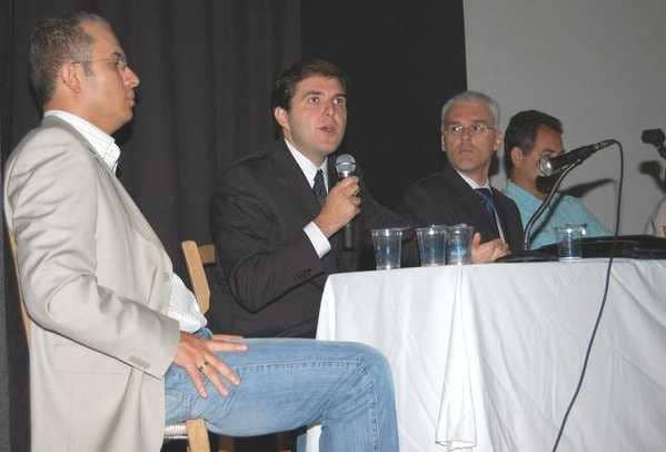 Martins, Colletto e  Saltz, no encontro