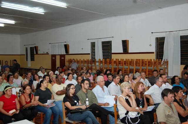 Público presente na audiência