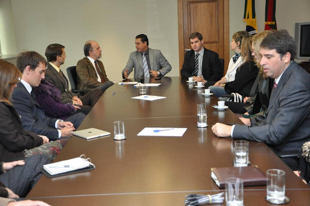 Encontro entre integrantes do MP e Secretário de Justiça e Segurança...