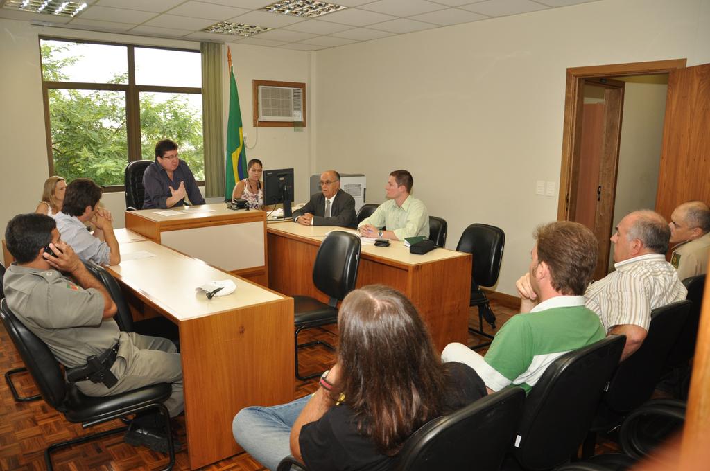 MP, Judiciário, BM e PC estiveram reunidos no Fórum de Venâncio Aires 