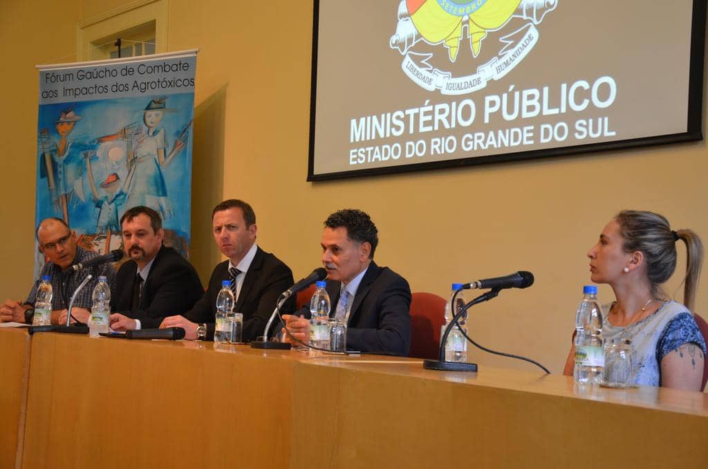 A coletiva de imprensa ocorrida no Palácio do MP