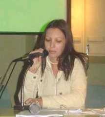 A promotora Rochelle