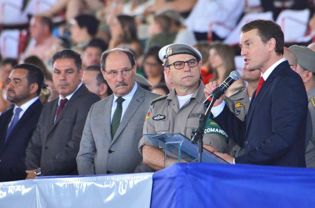 A manifestação do PGJ durante a cerimônia