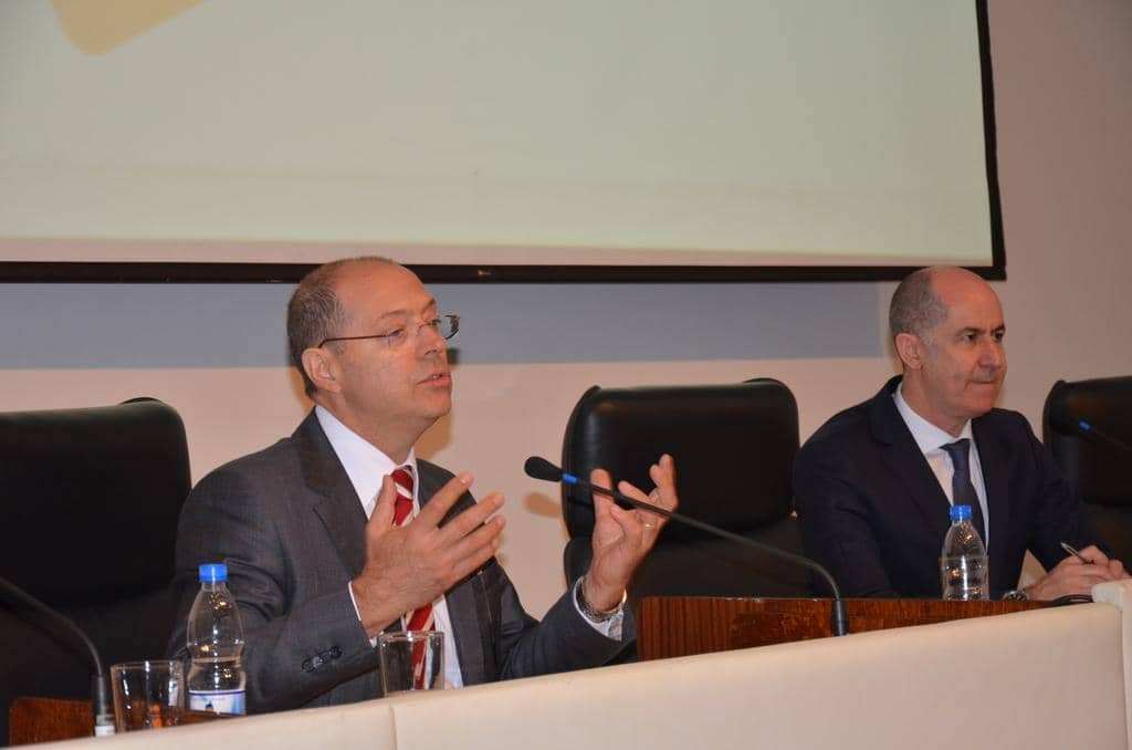 Mauro Souza  e o coordenador dos painéis Gonçalino Fonseca
