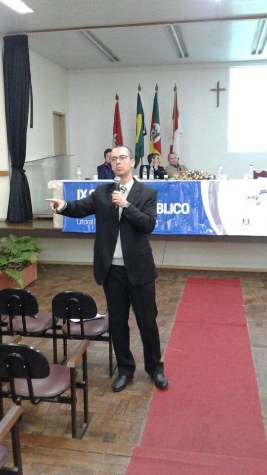 A palestra do Promotor Rodrigo Brandalise