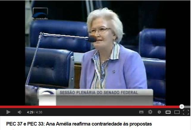 Pronunciamento da Senadora ocorreu nesta quinta-feira