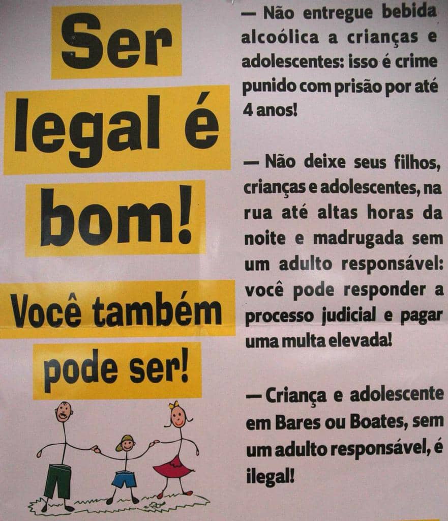 Campanha quer coibir consumo de álcool e outras drogas por adolescentes