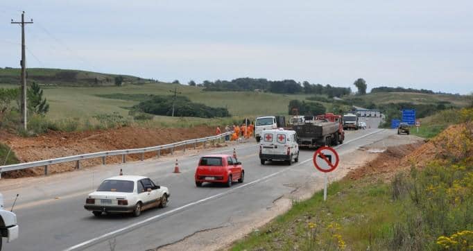 Estrada foi bloqueada nesta segunda-feira