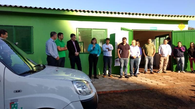Paula Mohr participou da inauguração