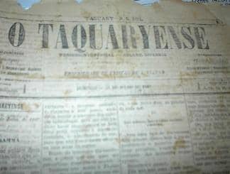 O Taquaryense é o segundo jornal mais antigo do Estado
