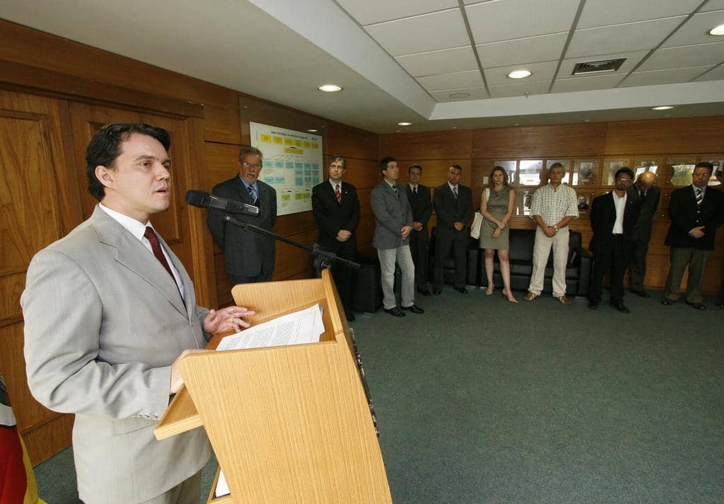 Promotor José Francisco Seabra Mendes Júnior em seu pronunciamento