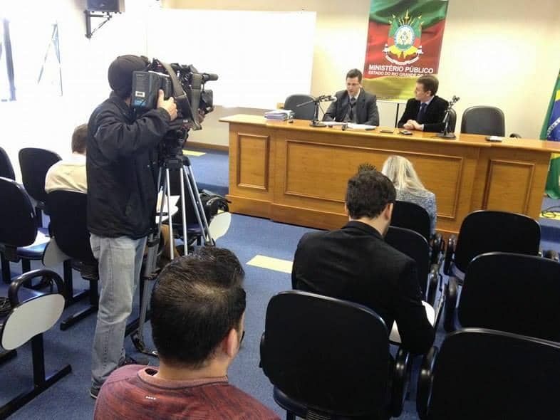 A coletiva de imprensa ocorreu nesta tarde em Lajeado