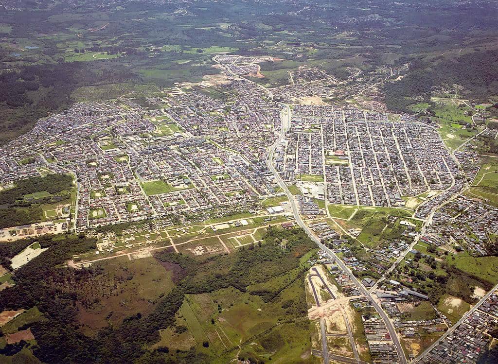 Vista aérea da Restinga