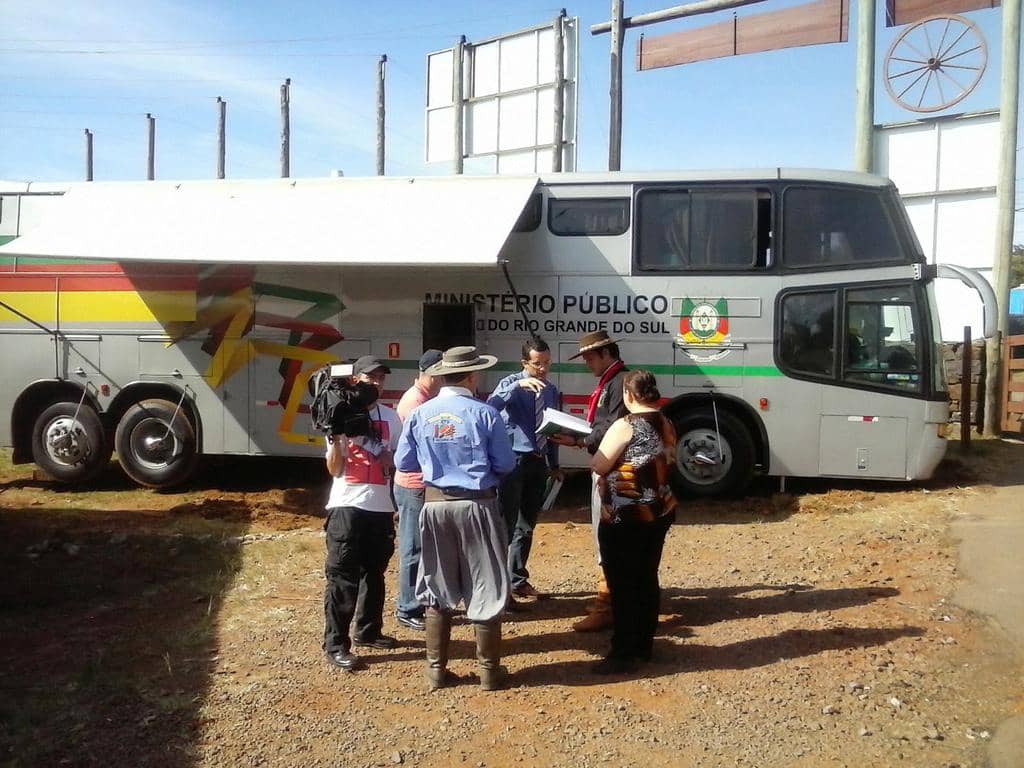 MP presente no rodeio de Vacaria