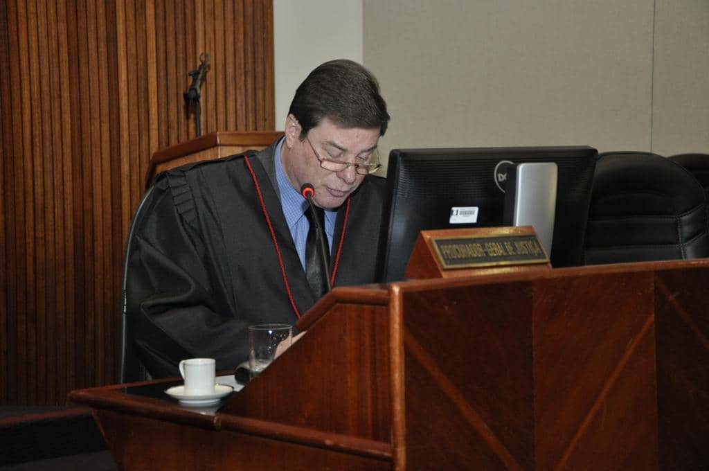 Subprocurador Jurídico durante sua manifestação