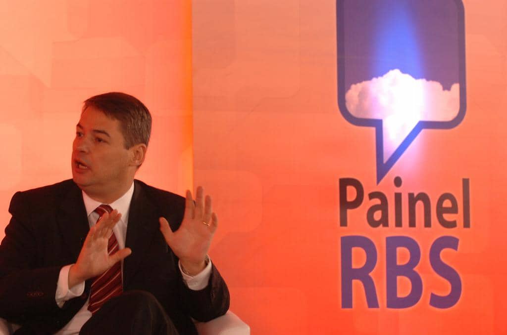 Eduardo de Lima Veiga durante o Painel RBS