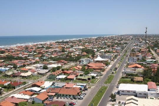 Vista aérea de Xangri-Lá