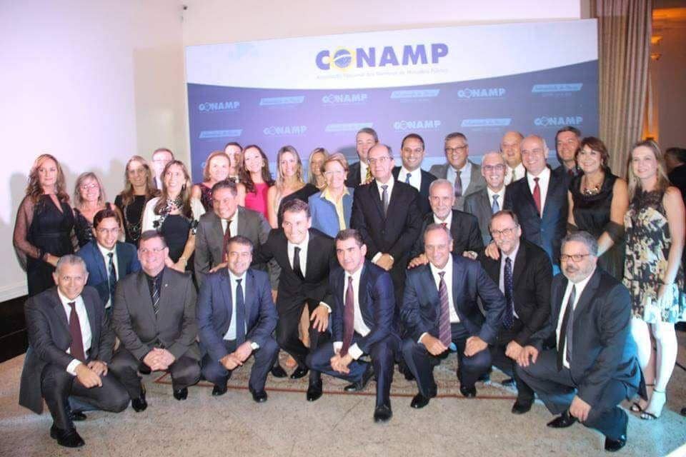 Membros do MP na posse da Conamp, em Brasília
