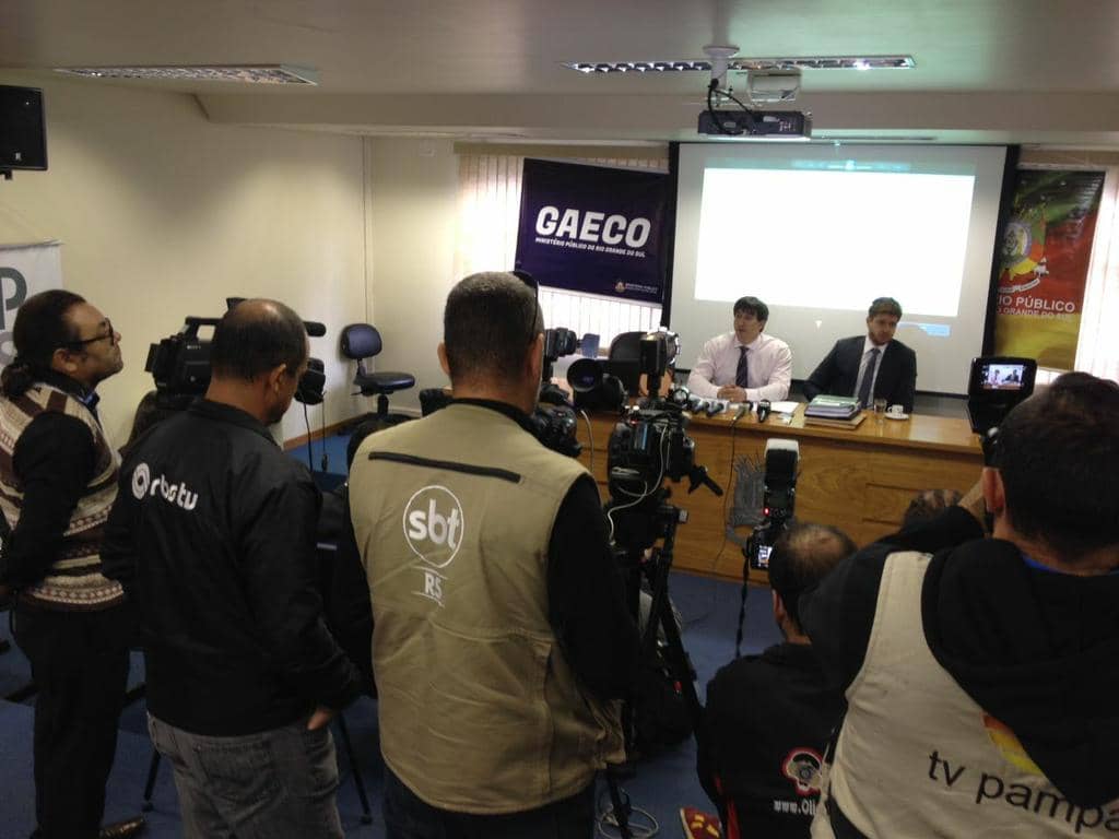 A coletiva de Imprensa em Soledade